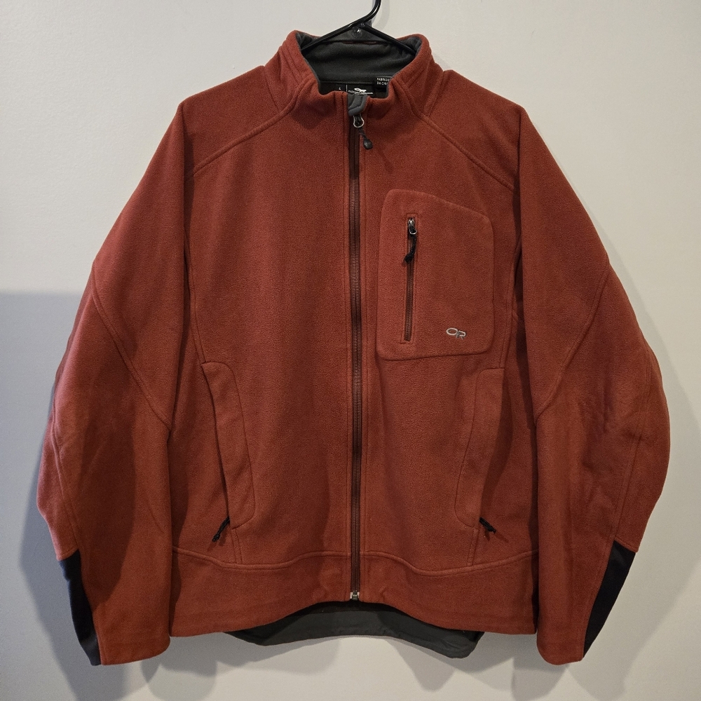 Vintage OUTDOOR RESEARCH SMALL LOGO FULL ZIP WINDSTOPPER JACKET LARGE